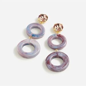 J. Crew Round Drop Dangle Earrings, NWT